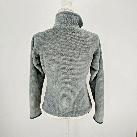 Patagonia Women’s Size S Re-Tool Snap-T Pullover Fleece Jacket Gray - Picture 3 of 10